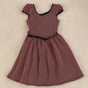 🎀 NWOT City Studio Pink Polka Dot Dress